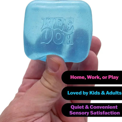 Nee Doh Nice Cube Sensory Stress Reliever Fidget Tool for Anxiety & Focus Desk Sensory Cube for Adults & Kids