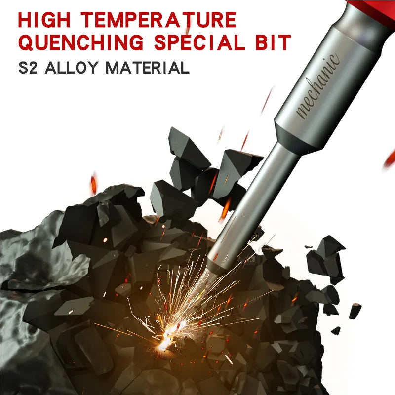 MECHANIC iShell 3D Screwdriver Red Magnetic Precision Non-Slip Screw Driver Set Phone Repair Disassemble Tool
