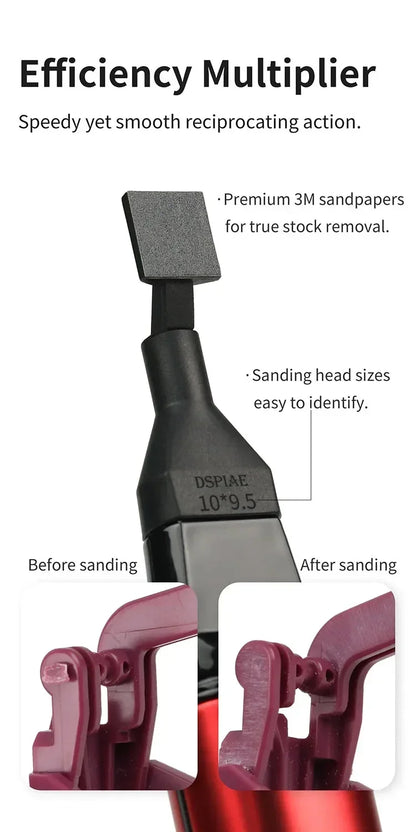 DSPIAE DIY ES-A Plastic Model Electric Reciprocating Sander USB Charge Grinding Pen Sanding Heads Sandpaper Military Craft Tools