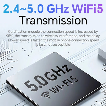 XUDA 2in1 Wireless CarPlay Dongle Wireless Android Auto Adapter AI Smart Box Car Intelligent Systems For Car With Wired CarPlay