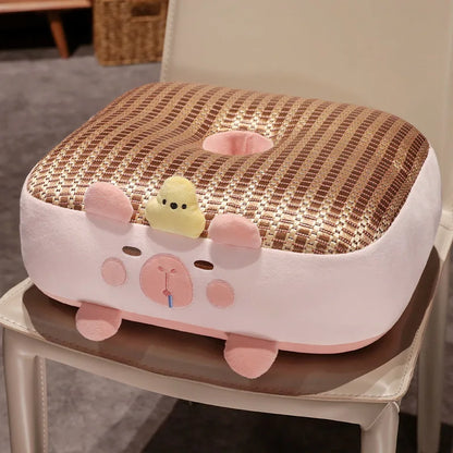Thickened Lazy Rattan Mat Home Soft Comfortable Floor Stool Tatami Cushion for Living Room Bedroom Floor Seating