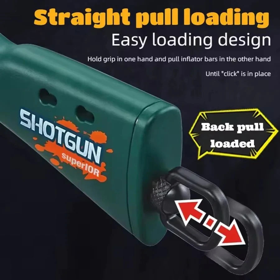 Mini S686 Rifle Shell Ejection Toy Gun Soft Bullet Manually Loaded Outdoor Sports CS Shooting Game for Adult Boys Gift