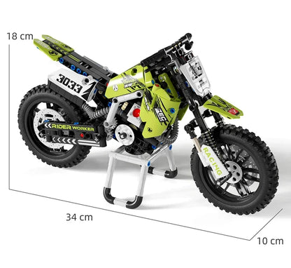 Creative Motorcycle Toy Building Block Set STEM Construction Kit for Boys, Girls and Adults Collectible Motorcycle Models