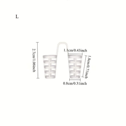 Snore Reducing Devices, 5 Sizes x 2, Nose Expander for Improved Sleep and Breathing Assistance, Formaldehyde-Free, Safe