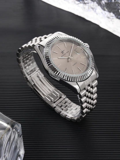 Casual Men's Watches Date High-End Fashion Business Quartz High Quality Watch Male Stainless Steel Exquisite Wristwatches