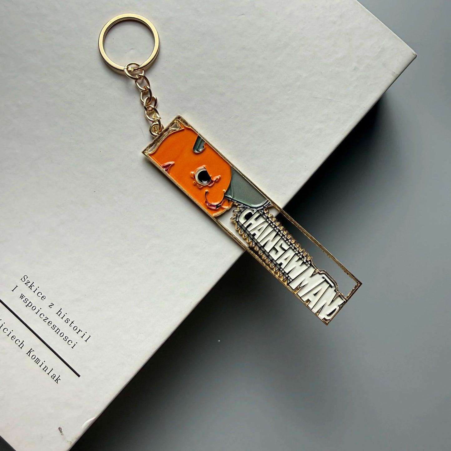 Anime Metal Hollow Out Keychains Bookmark Cute Jet Manga Fashion Bag Key Tag Jewelry Accessory Key Ring Holder Gift Anime