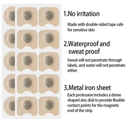30/60/90/150Pcs Nose Breath Patch Magnetic Suction Iron Nasal Strips Increase Air Improve Sleep Quality Reduce Snoring Tools