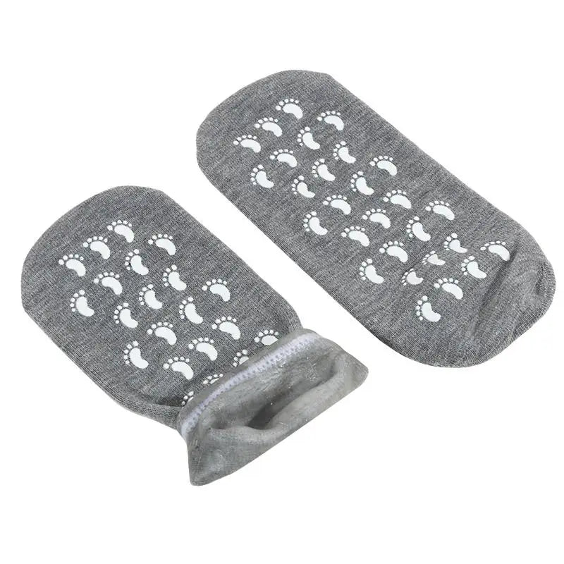 Reusable Silicone Moisturizing Mask Socks Exfoliating Anti Crack Protective Gloves Dry Dead Skin Remover Tools Hand Foot Care