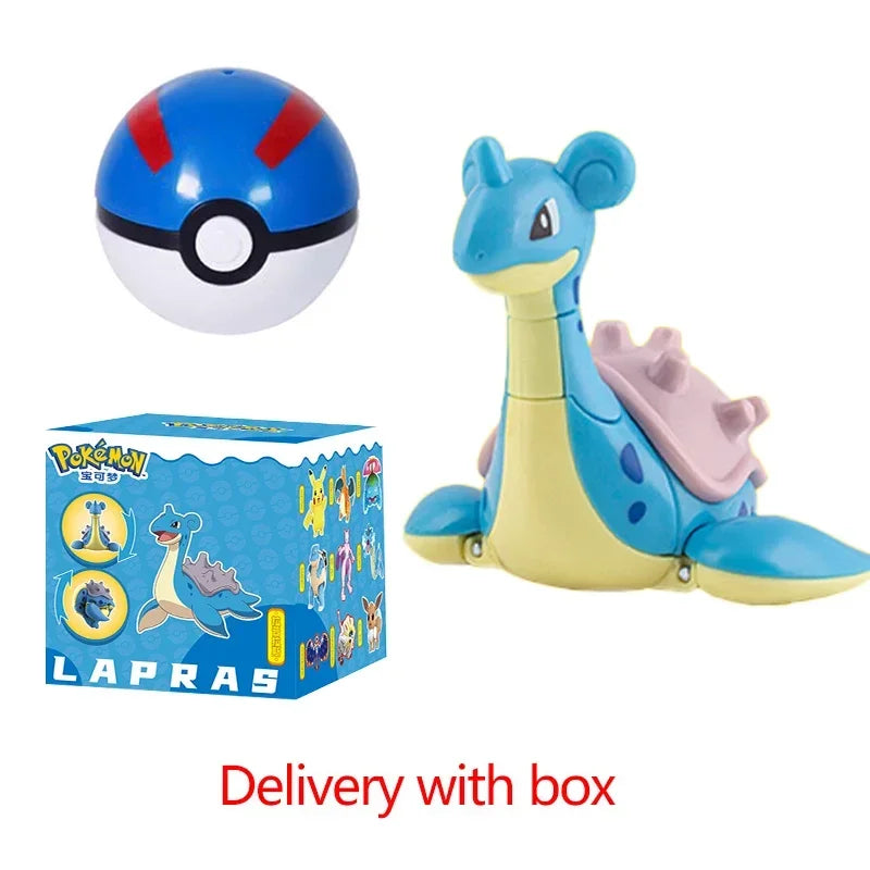 Pokemon Figure Pokeball Poke Ball Venusaur Charizard Gyarados Pikachu Mewtwo Gengar Blastoise Mew Eevee Box Elf for Kid Toy Gift