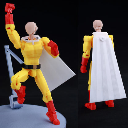 9L3D Multi-joint Articulated Anime Figures Saitama Kenshiro One Punch Man Fist North Star Chainsaw Man Dummy 13 Collectible Toys
