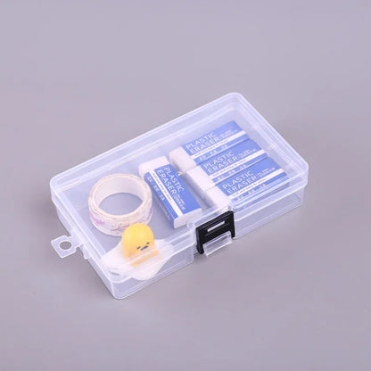 Storage Box Practical Toolbox Plastic Container Box for Tools Case Screw Sewing PP Boxes Transparent Component Screw Jewelry