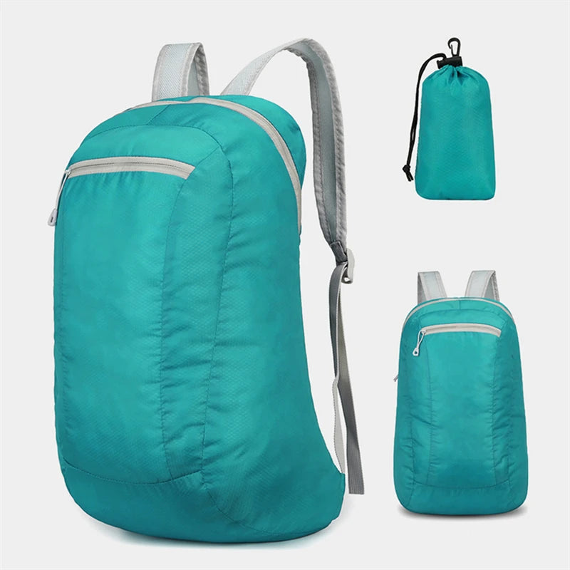 Lightweight Backpack Packable Backpack Foldable Outdoor Folding Backpack Travel Daypack Bag Sports Daypack for Men Women