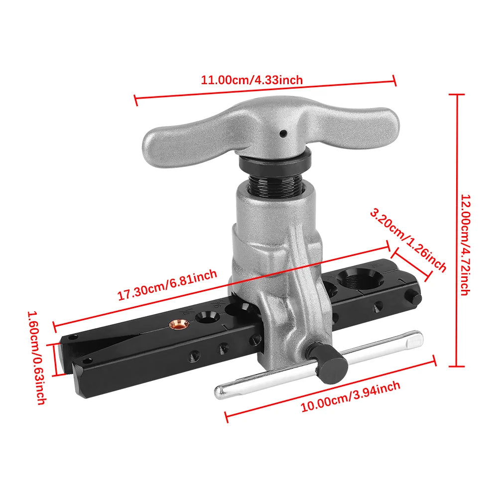 Reamer Flaring Tool Copper Pipe Flaring Tool Copper Tube Expander Eccentric Tube Expander Tool Maintenance Refrigeration Tools