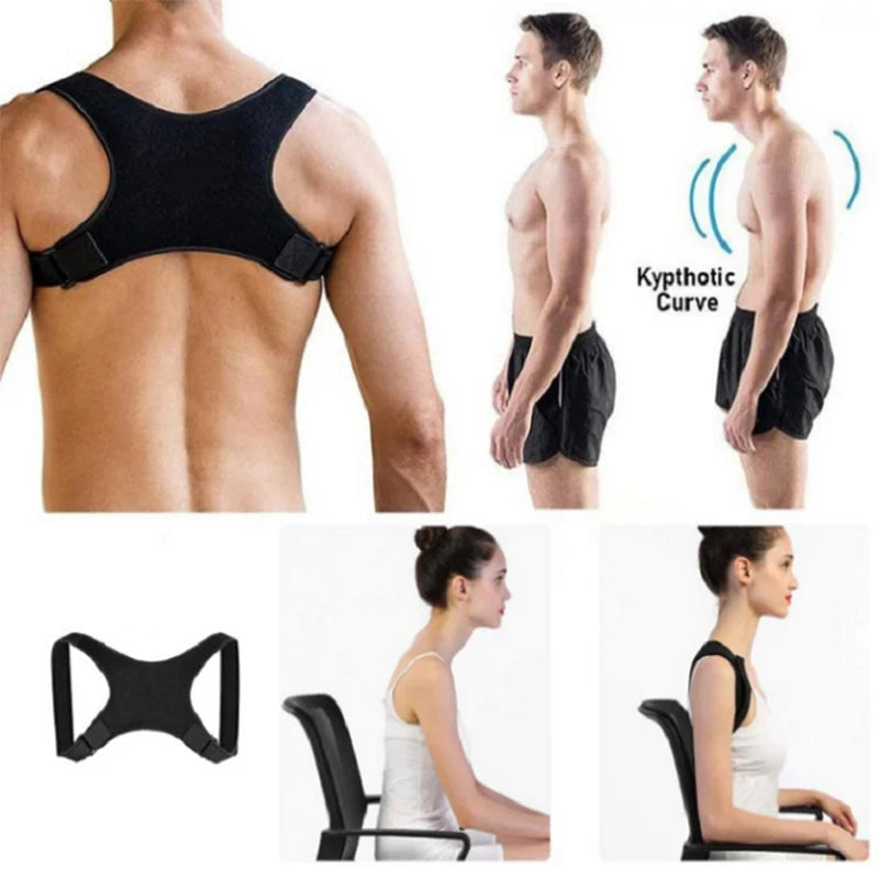 1/2/3/4/5pcs Adjustable Posture Corrector Back Brace Shoulder Support Corrector Prevention Humpback Back Health Care