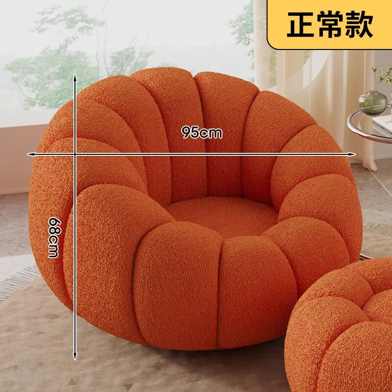 Lazy sofa single double pumpkin sofa reclining sleeping cloud swivel chair bedroom Internet celebrity sofa balcony sedentary