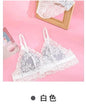 MOYISU French Summer Bralette - Wireless Push-Up Bra for Small Chest, Ultra-Thin Triangle Cups & Sexy Lingerie Set & Sexy Tushy