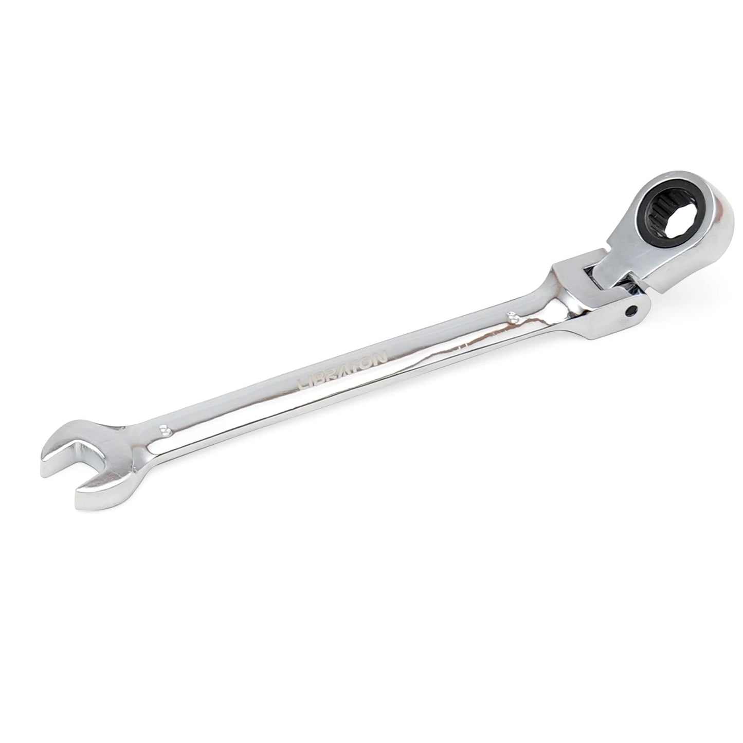 LIBRATON1pc Ratchet Wrench 6mm-19mm, Ratcheting Flexible Head Wrench Set, Reversible Spanner Hand Tool, 72-Tooth Allen Wrench