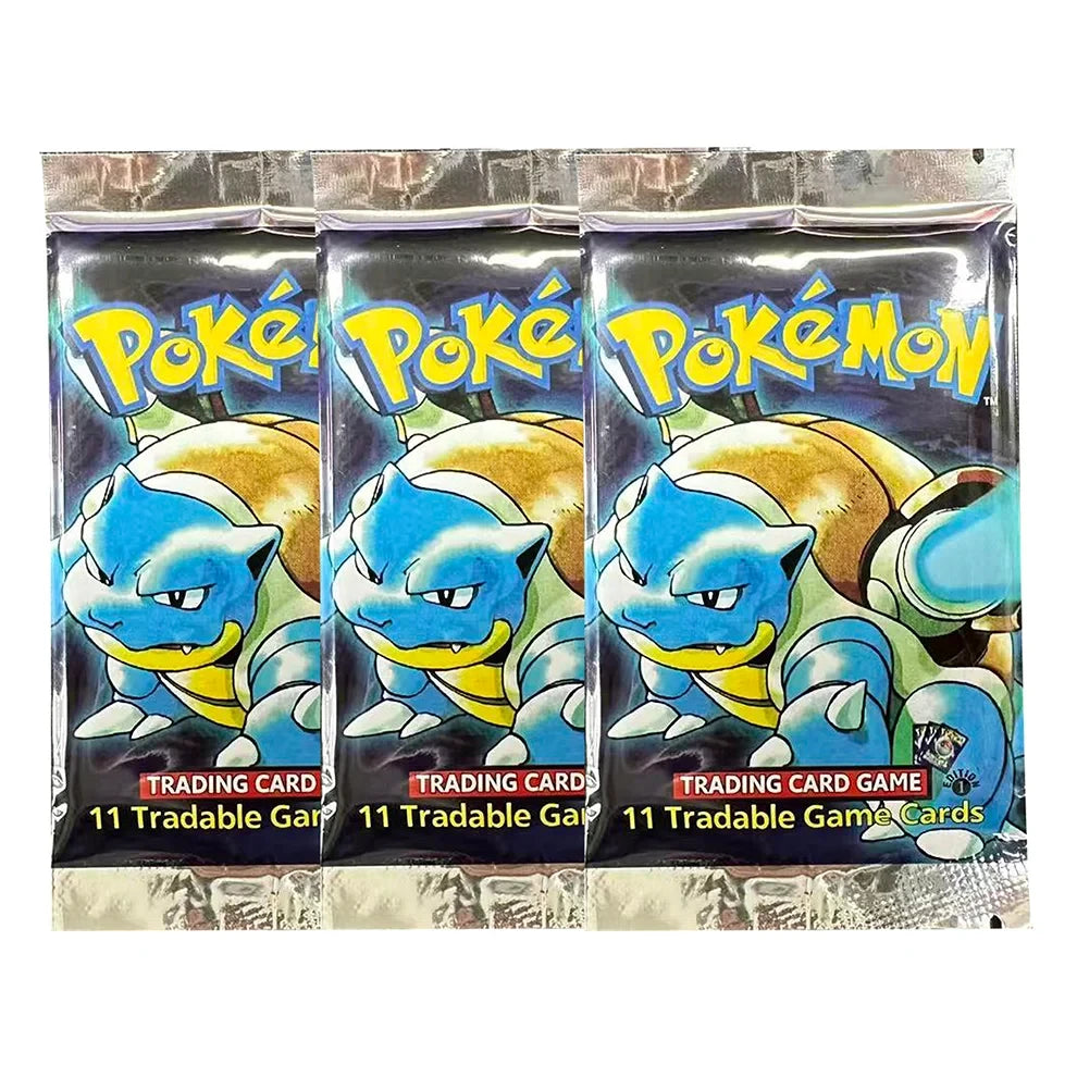 Pokemon Foil 36 Packs 1ST Edition Classic Base Set Proxy Cards PKM Games Board Games Whole Set Card Collection Toys Gifts New