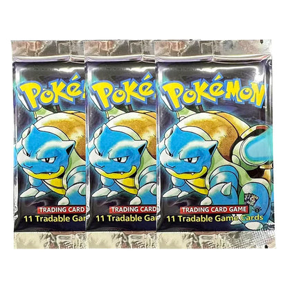 Pokemon Foil 36 Packs 1ST Edition Classic Base Set Proxy Cards PKM Games Board Games Whole Set Card Collection Toys Gifts New