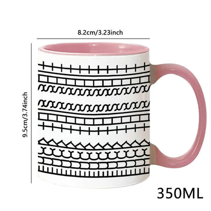 Hide Message Coffee Mug Ceramic Chocolate Milk Cup Modern Coffee Lover Gift Kitchen Accessories Message Coffee Tumbler