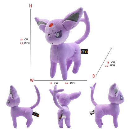 Pokemon Fit Pulsh Toys Gengar Caterpie Butterfree Litwick Lucario Mewtwo Gallade Haxorus Mew Furret Cute Stuffed Peluche Doll
