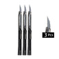 DELI 1/3/5/10Pcs Utility Knife Stainless Steel Paper Cut Box Cutter Tools Kit Retractable Anti-Slip Blades Unboxing Knife