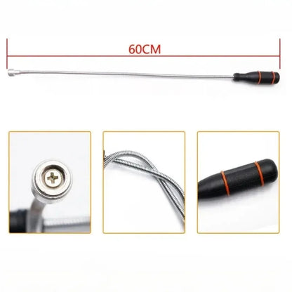Flexible Magnetic Grabber Tool Heavy Duty Bendable Claw Pickup For Screws Nuts Keys Bolts Garage Workshop Retrieval