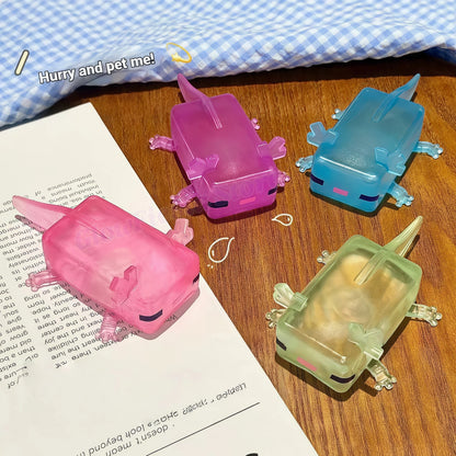 Cartoon Animals Axolotl Squeeze toys To Relieve Stress Release Emotions Slowly Rebound and Decompress toys Birthday Party Gifts