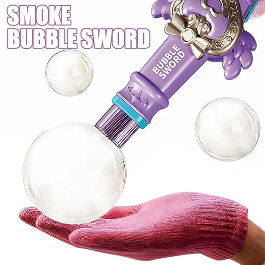 Elastic Bubble Fog Magic Wand Cute Animal Smoke Bubble Machine Summer Party Outdoor Toy Colorful Lighting Bubble Blowing Machine