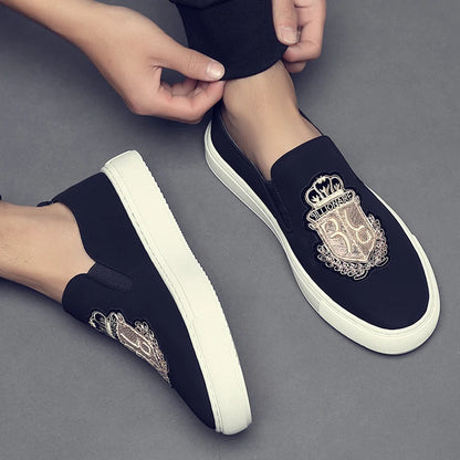 Men's Comfort Loafers, Trendy Soft Sole Fashion Casual Shoes, Anti-Slip Breathable Slip-On Men's Shoes-20338
