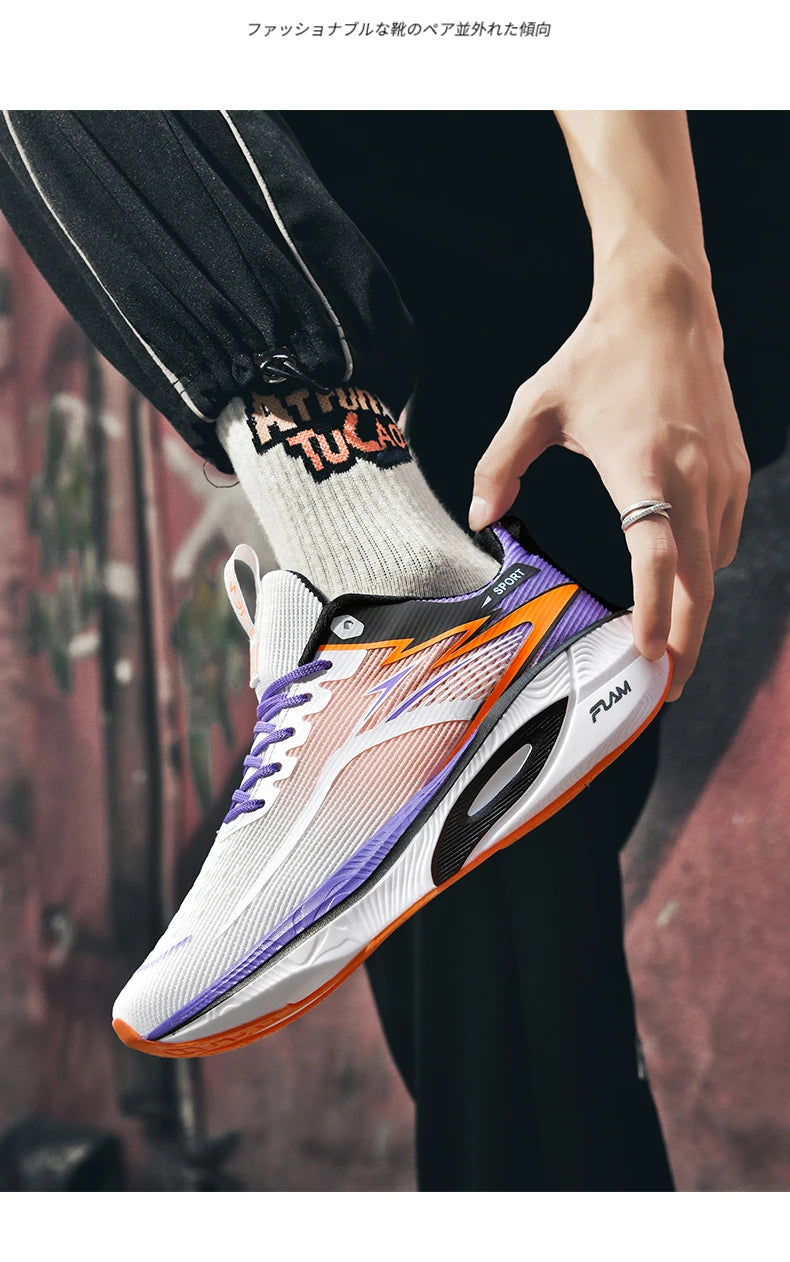 Marathon Running Shoes Speciality Men Sports Cushion Carbon Board Breathable Lightweight Comfortable Women's Athletic Sneakers