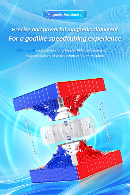 MOYU Speedcube Meilong Magic Cube Stickerless 4x4 5x5 6x6 7x7 8x8  Speed Puzzle Cubes Toys Gift