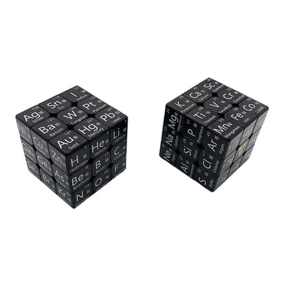 3x3x3 Magic Cube Student Periodic Table of Chemical Elements Mathematical Formula Knowledge Learning Magico Cubo 3x3 Game Toy