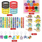 Birthday Party Favor Supplies Pik chu Braclet Keychain Stamp Mask Set for Birthday Party Bag Classroom School Reward Prize Gift