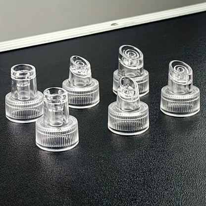 6Pcs Bubble Tip Replacement Heads For Plastic Skin Peeling Hydro Oxygen Cleaning Facial Machine Blackhead Extractor Nozzle