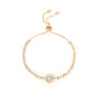 Luxury Color Cubic Zirconia Gold Color Tennis Bracelets For Women Girls 2022 New Trend Chain Bracelets Jewelry Party Gifts