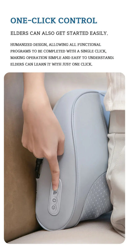 Haier Cervical Neck Massager Pillow Back Muscle Massagers Machine 3D Stereo Electric Massage Device Relax Tool