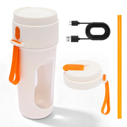 450ML Portable Electric Juicer Multifunctional Wireless Blender USB Rechargeable Ice Crusher Small Juice Cup Mixer Machine