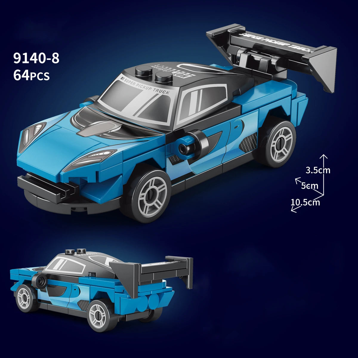 City Speed Racing MOC Car Sports Building Blocks Bricks Classic Rally sport Super Racer Vehicles Christmas gift Technical toys