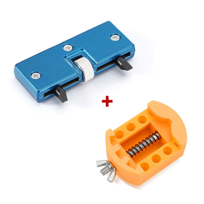 Watch Adjustable Opener Back Case Cover Press Closer Remover Fixing Holder Case Repair Watchmaker Tools movement Dial Fixer