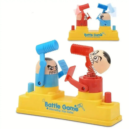 Interactive Hammer Battle Game for Kids Family Board Game Sparring Robot Toy Tabletop Battle Game Gift for Children Indoor Play