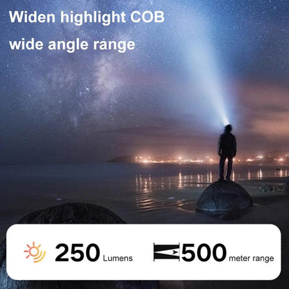 Motion Sensor LED Hat Clip Light, Rechargeable Waterproof Headlamp with Red Light for Night Fishing & Camping