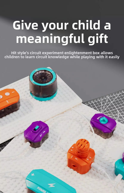 Circuit Experiment Building Blocks Toy Assembly Science Experiment Set Physics Enlightenment Wholesale DIY Science Education Ass