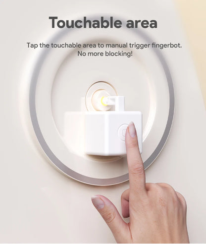New Tuya Bluetooth Smart Touch Fingerbot Plus USB Charge Version Switch Button Pusher Arm Fingerbot Via Alice Alexa Google Home