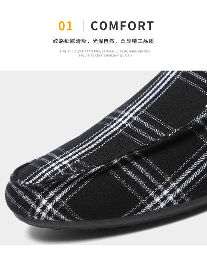 Classic Design Loafers Men Summer Slip-on Men's Casual Shoes Breathable Flat Shoes Comfy Non-slip Driving Shoes Man Moccasins