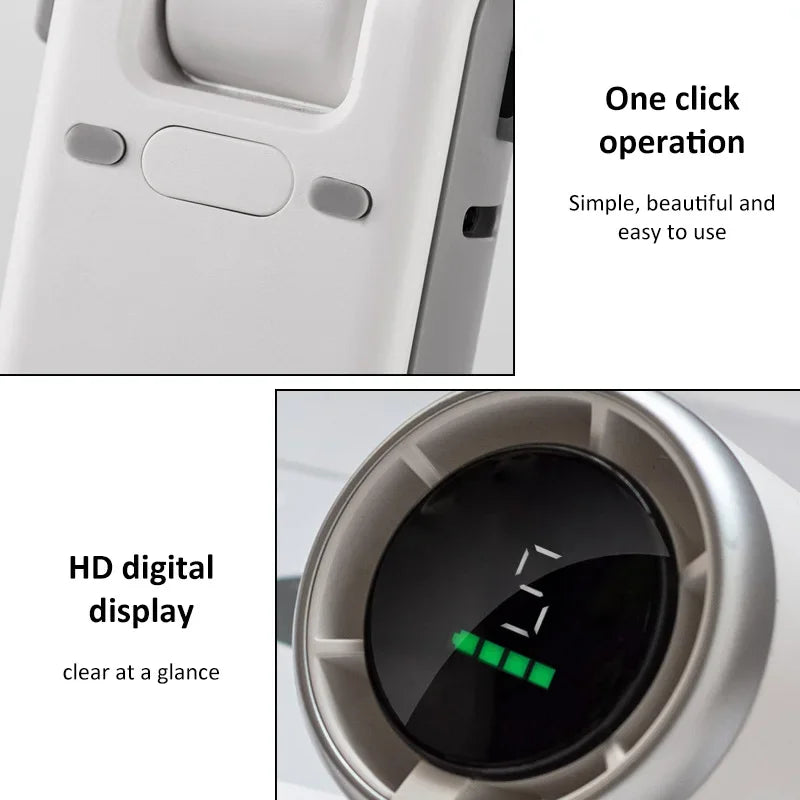 2025 New Hanging Neck Outdoor 180 Degree Folding Desktop Mini Fan Hand-held Folding High-speed Powerful Turbo Fan