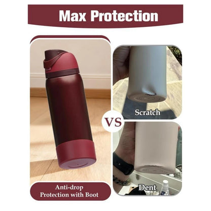 19/20oz 24oz Owala Water Bottle Silicone Bottom Cover 24oz 32oz Suitable For Freesip Stainless Steel