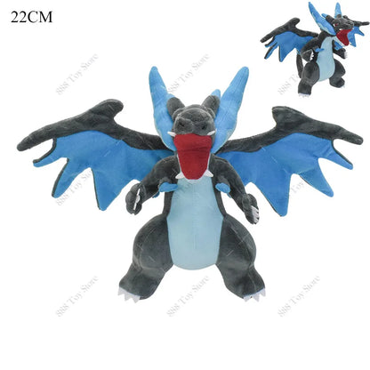 Hot Sale Pokemon Plush Toy Mega Rayquaza Gyarados Dragonair Mimikyu Lucario Horsea Charizard Soft Stuffed Peluche Kids Xmas Gift