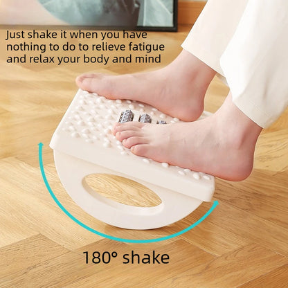 Ergonomic Rocking Under Desk Footrest Non Slip Adult Foot Rest Pedal for Office Home Under Desk Foot Stool