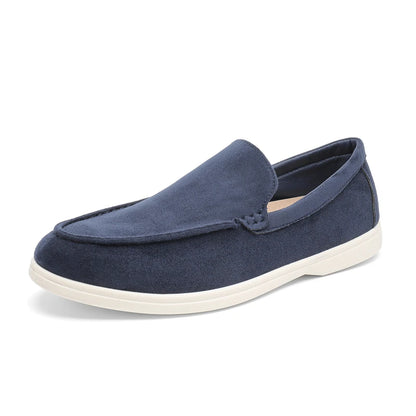 Men's High-End Casual Loafers, One-Piece Slip-On Design, Comfortable All-Match Fashion Shoes, Stylish Daily Wear Footwear